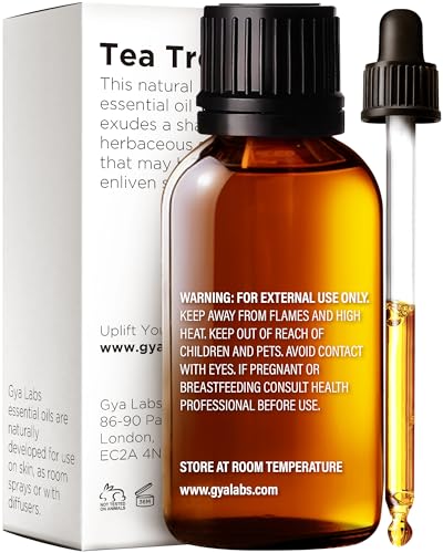 Gya Labs 100% Pure Australian Tea Tree Oil for Skin, Hair, Face & Toenails
| Gya Labs Australian Tea Tree Oil for Pierc